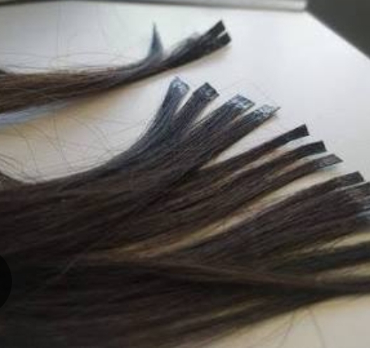 Preparo de cabelo na queratina 